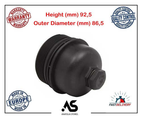 Oil filter housing cover cap - oil,