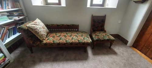 Antique piece parlour suite - 2-piece,