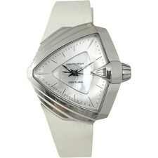 HAMILTON Ventura H24251391 Silver Case Size 36mm Used Watch #91030