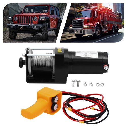 Electric winch kit 3000 lbs - winch,