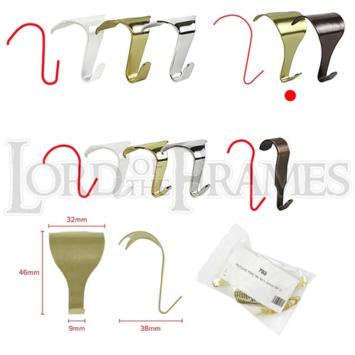 Brass picture rail - 20,