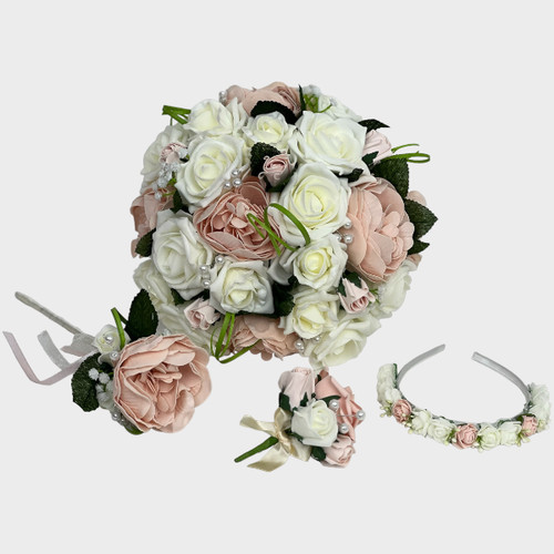 Wedding bouquets flowers - , ivory
