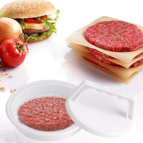 Burger press round stainless - burger,