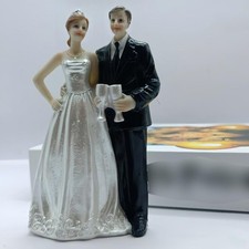 Wedding Cake Topper Bride and