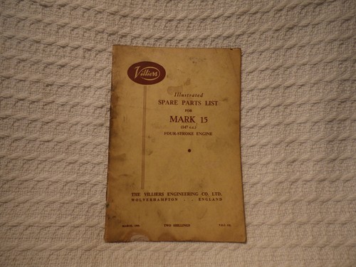 Vintage villiers mark - villiers,