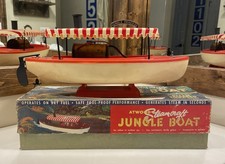 Atwood Steamcraft Jungle Model Boat with Original Box Steam Powered S103:995