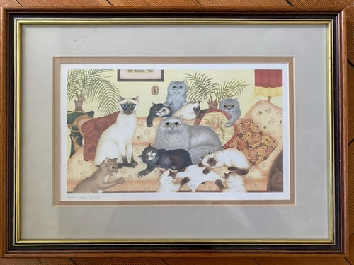Signed framed print linda jane - print,
