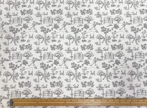 Toile jouy curtain - de,