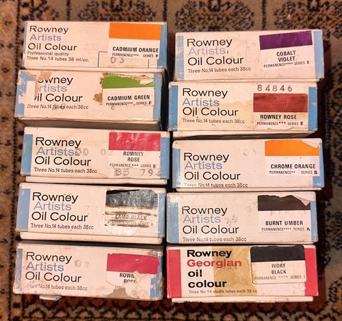 Vintage rowney artists - vintage, oil