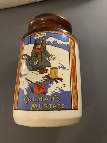 Vintage colman mustard large - colman's,
