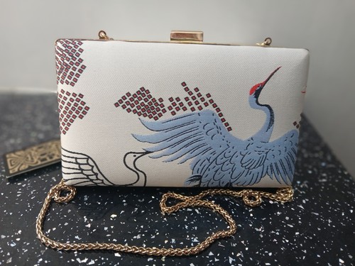 Biba vintage crane bird clutch - vintage,