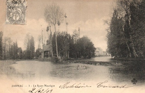 Old postcard jarnac - postcard, 16