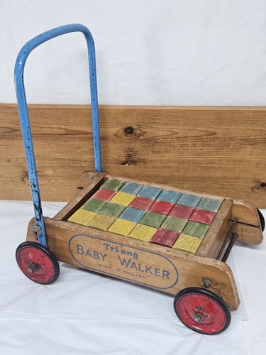 Vintage tri ang wooden baby - vintage, tri-ang
