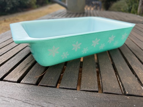 Pyrex vintage blue white - vintage, &