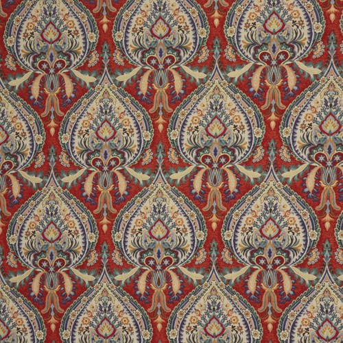 Colombo damask red tapestry - damask,