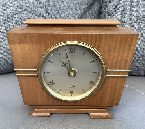 Elliott wooden mantel clock - elliott,