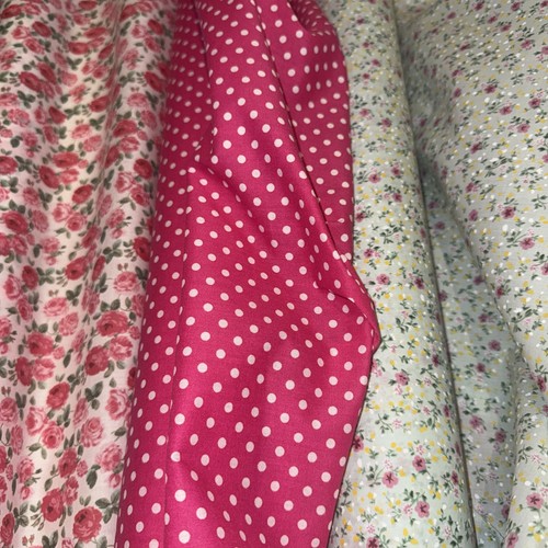 Fabric bundle metres pink - metres,