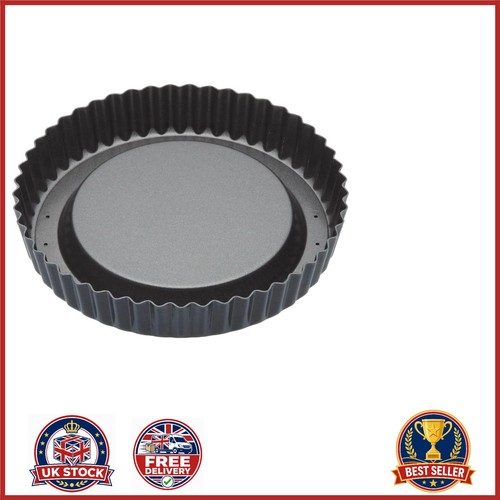 Grey flan tin 20cm non - tin, non-stick