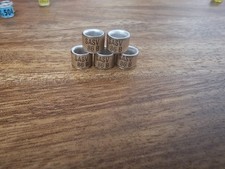 5 Racing Pigeon Rings - from South Africa. - SASV B 86