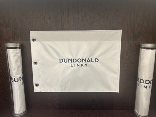 Dundonald links pin flag - links,