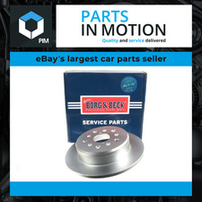 2x Brake Discs Pair Solid fits