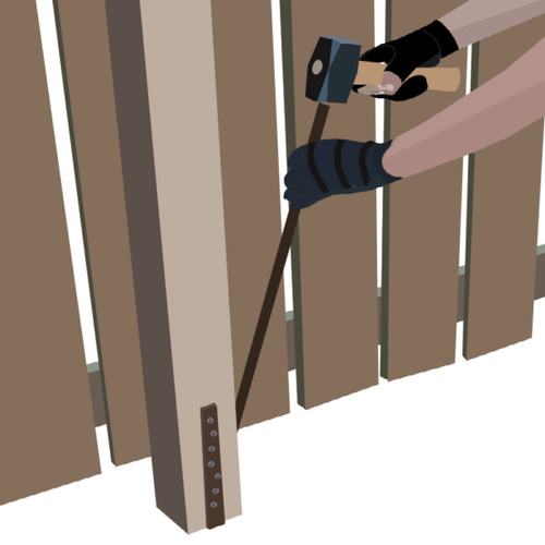 Easy fence post - easy,
