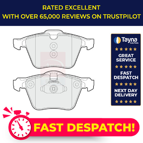 Brake pads set fits - fits, s80
