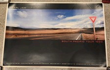 Pearl Jam 1998 South Pacific Tour Poster Australia NZ Ames Bros Vedder Yield