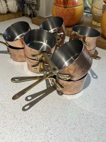 Mauviel mini copper pans - copper,
