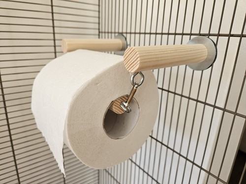 Pet cage toilet roll - toilet, holder