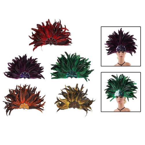 Women feather headpiece - women,