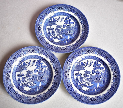 Churchill blue white willow - blue,