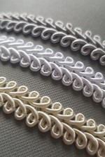 50 METER ROLL 10 MM DECORATIVE TRIM SILK TAPE BRAID CRAFT UPHOLSTERY GIMP CORD