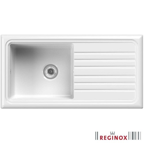 Reginox bowl white ceramic - 1.0,