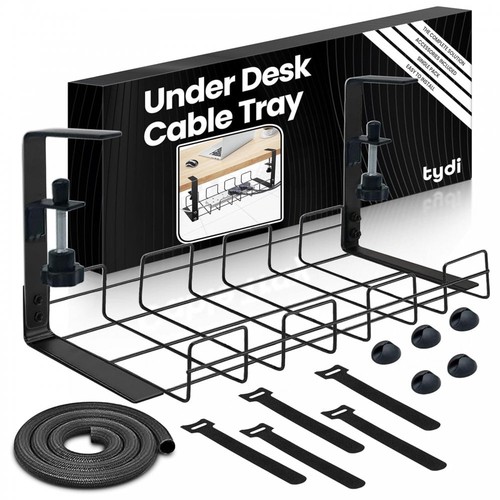 Under desk cable tray - under,