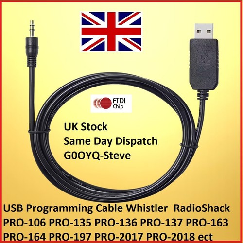 Usb programming cable - cable, whistler