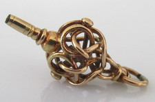 Pocket Watch Key - Antique 18ct Gold Filigree Pocket Watch Key
