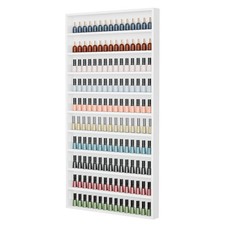 10 Tier Wall Mounted Black