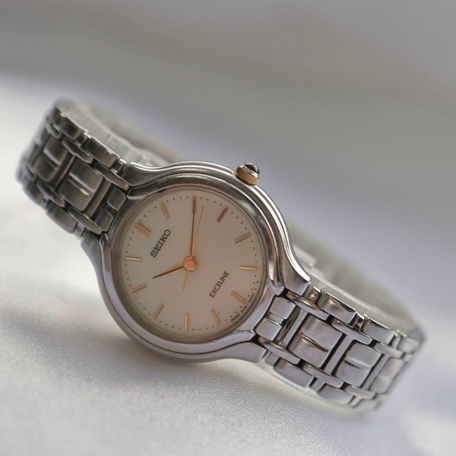 Seiko excelline round - round, silver