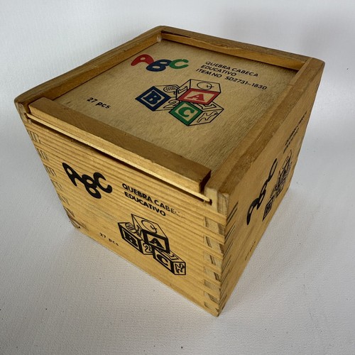 Vintage wooden abc number - vintage,