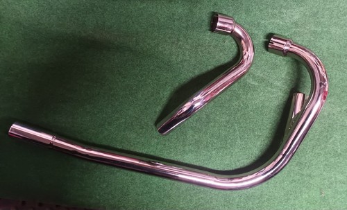 Triumph siamese exhaust - exhaust, t120
