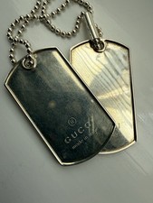 Vintage Gucci Dog Tag Double