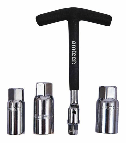 4pc bar spark plug spanner - t-bar,