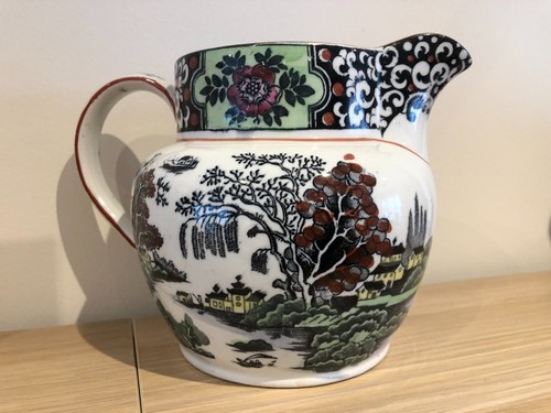 Green ming large jug - tg,