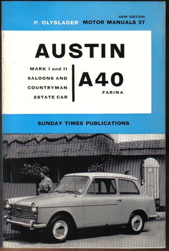 Austin a40 farina ii - i, &