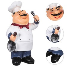  Resin Chef Statue Decorative Sculpture Figurine Sculptures Statues
