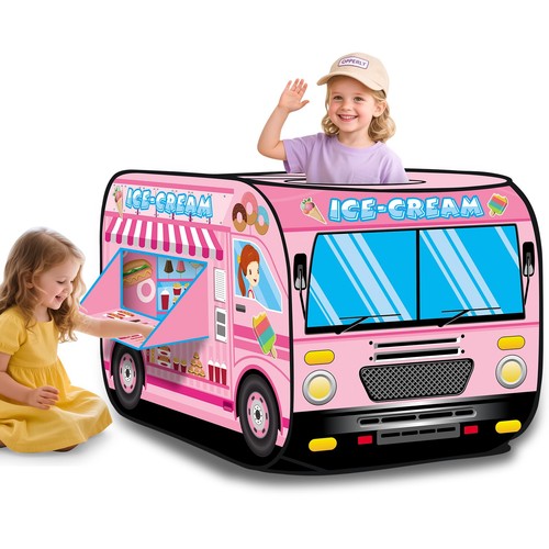 Ice cream truck - ice, foldable