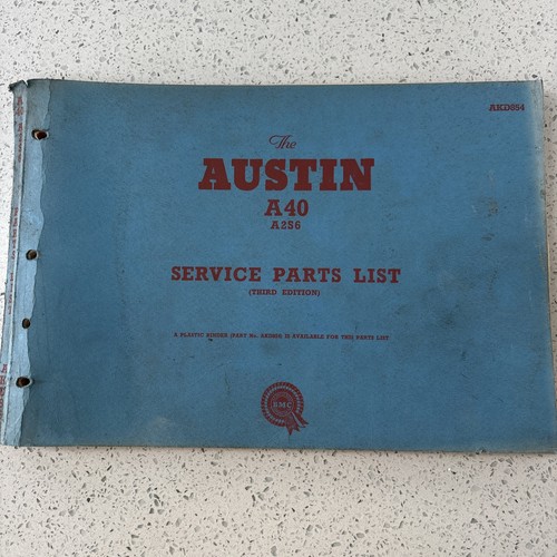 Austin a40 service parts - a40,