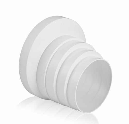 Ducting pipe reducer pvc - pipe, 100mm