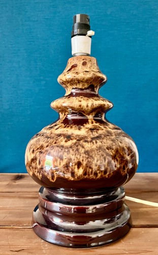 Vintage brown drip glaze - vintage,